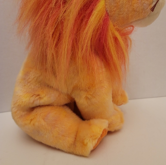 Ty Beanie Babies (2000) "Bushy" the Lion. Set of 2. Small has tag protector. EUC - Picture 4 of 14